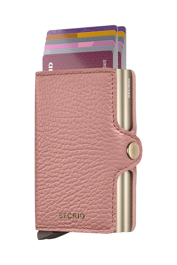 Kožni novčanik Secrid TPe.Rose roza ZA00