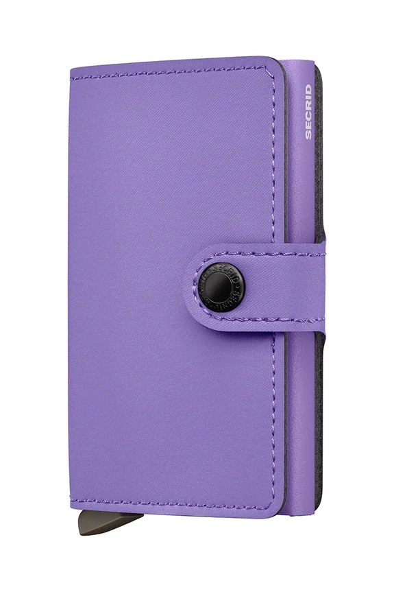 Kožená peňaženka Secrid usňová koža fialová MYp.Lilac