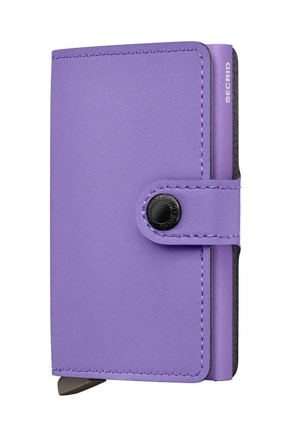 Kožená peňaženka Secrid usňová koža fialová MYp.Lilac