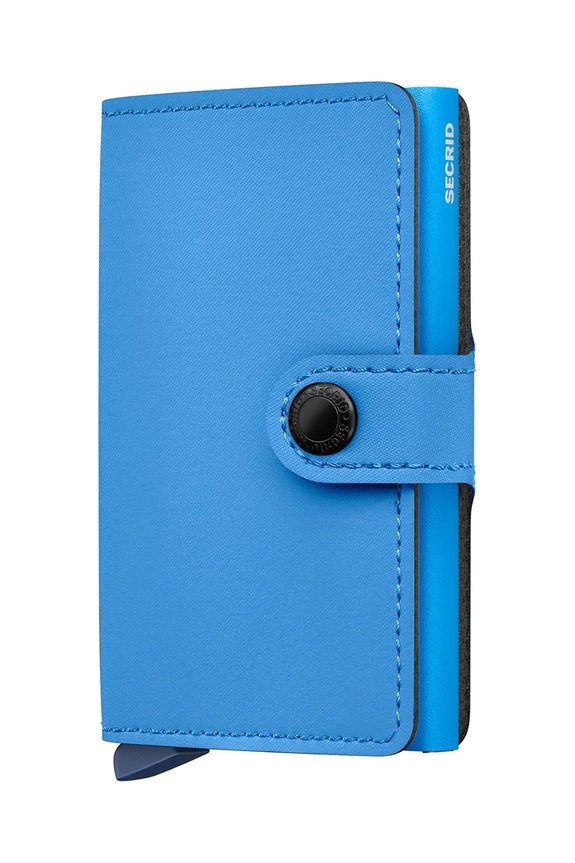 Kožni novčanik Secrid bez uzorka plava MYp.Ultra.Blue
