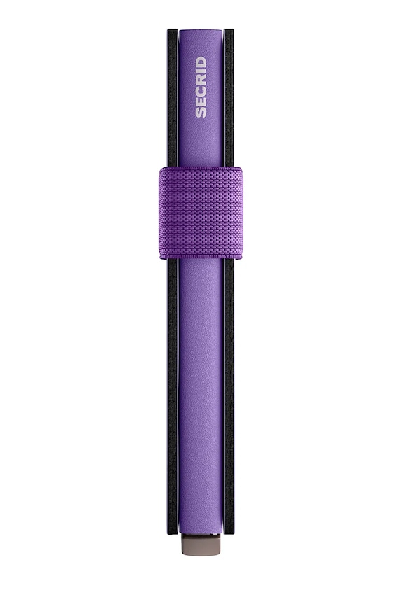 Secrid portfel RFID skórzany MATTE BMa.Matte fioletowy