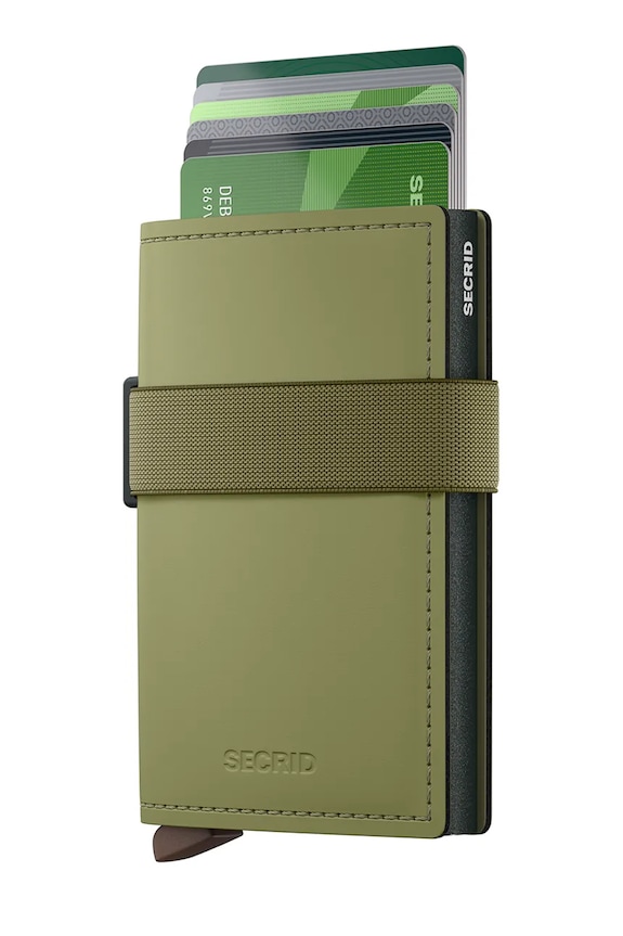 Secrid portfel RFID skórzany MATTE BMa.Matte zielony ZA00