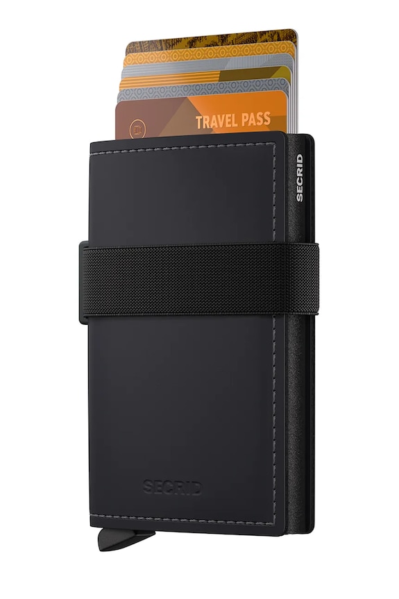 Secrid portfel RFID skórzany MATTE BMa.Matte czarny ZA00