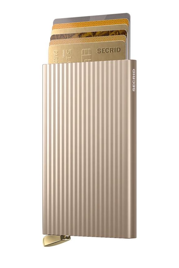 Secrid etui na karty FLUTED CFl.Fluted beżowy ZA00