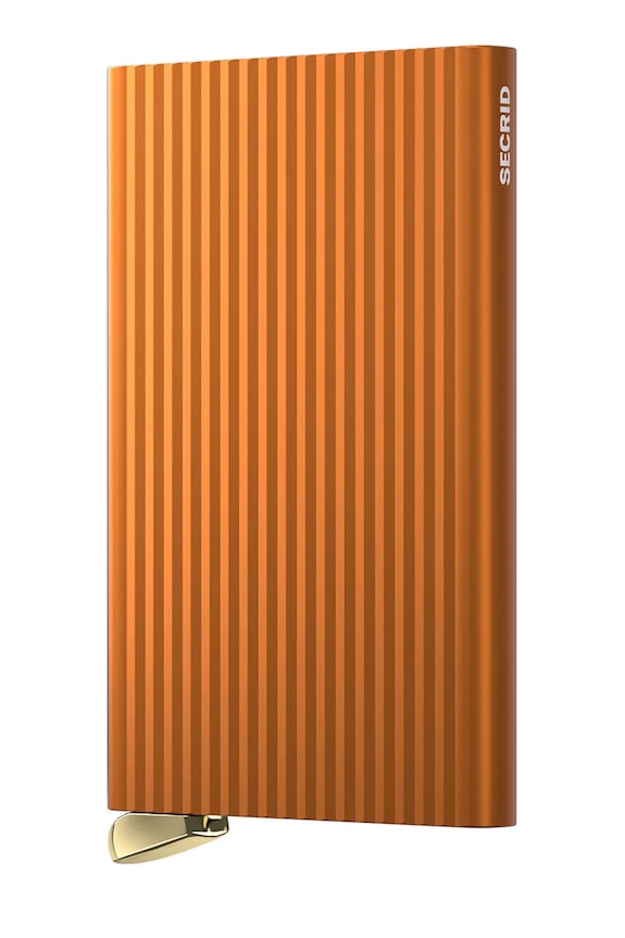 Puzdro na karty Secrid FLUTED puzdro na karty oranžová CFl.Fluted