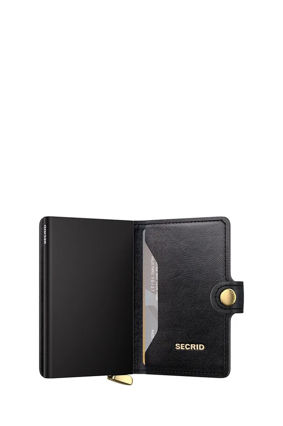 Шкіряний гаманець Secrid EMBOSS DIAMOND чорний MEd.Emboss.Diamond