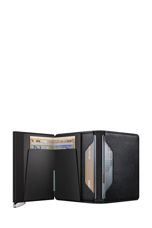 Dodaci Kožni novčanik Secrid EMBOSS LINES SEl.Emboss.Lines crna