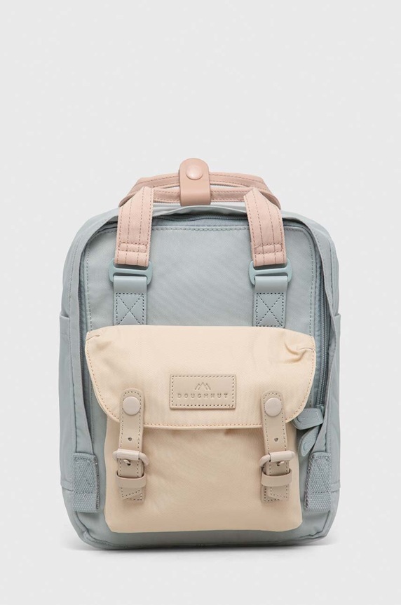 Σακίδιο πλάτης Doughnut Macaroon Mini λείο δέρμα μπλε D124NT.181150
