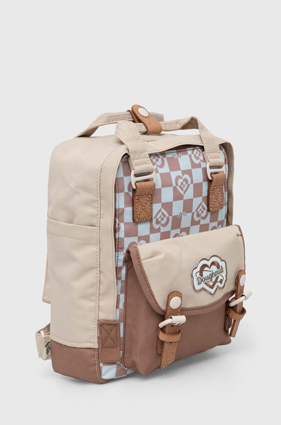 Doughnut rucsac Macaroon Mini Kaleido D124KD.000195 bej ZA00