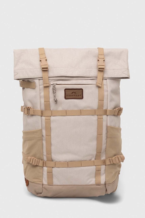Ruksak Doughnut Paratrooper Happy Camper odgovara formatu A4 bež D374HA.0009