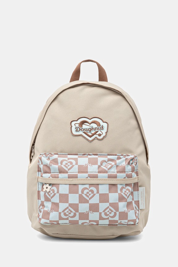 Σακίδιο πλάτης Doughnut Plus One Mini Kaleido υφασμάτινο μπεζ D349MKD.000195