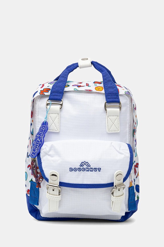 Doughnut zaino Macaroon Mini You-Niverse stampa all-over bianco D124YU.0001