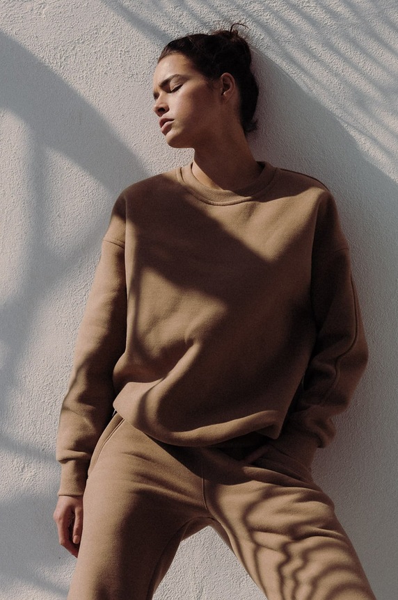 Παντελόνι MUUV. Soft Touch sp.dr.soft.touch.peanb καφέ ZA00