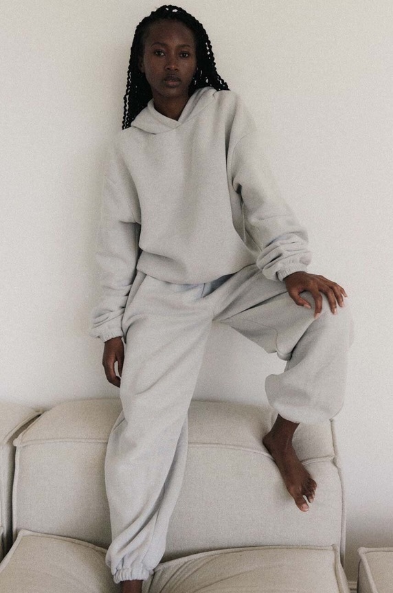 MUUV. joggers spod.SMOOTHCOTTON.seasa grigio