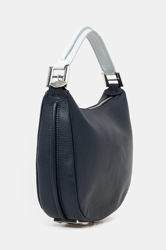 Silvian Heach borsa a mano in pelle SPACCANAPOLI RCP25028BO blu navy ZA00