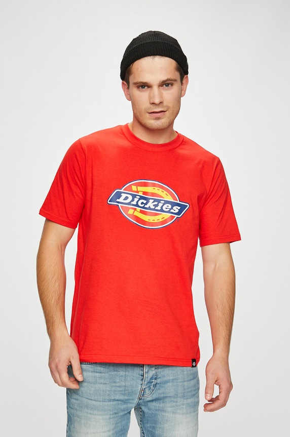 Dickies - T-shirt okrągły czerwony 06.00075
