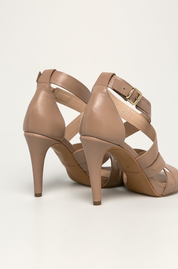 Obuwie Wojas - Sandały skórzane 7604554 beżowy