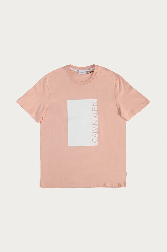 Calvin Klein - Tričko bavlna ružová K10K105169