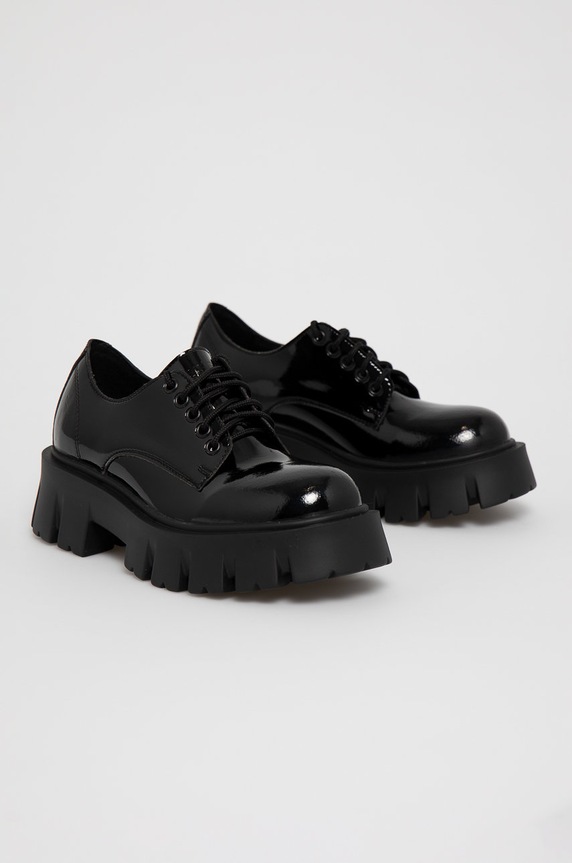 Altercore félcipő Deidra Vegan Black Patent DEIDRA.VEGAN.BLACK.P fekete ZW25
