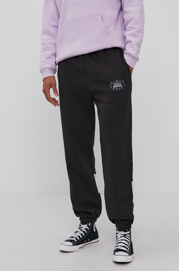 Local Heroes Spodnie AW21LHANP001 czarny ZS21