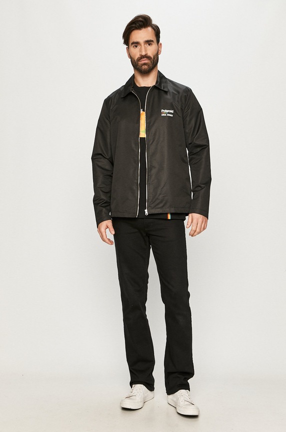 Local Heroes - T-shirt x Polaroid LHPLT0010 czarny ZS21