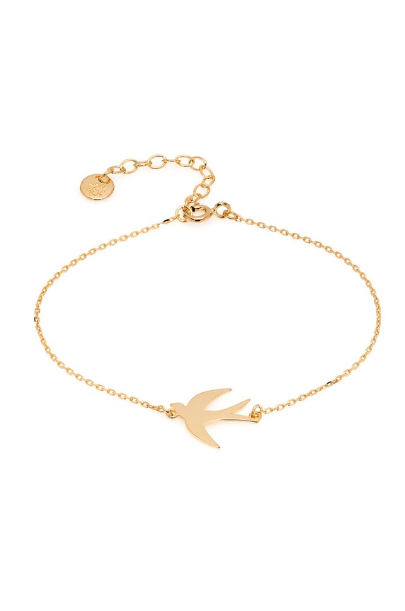 Ania Kruk - Srebrna narukvica presvučena zlatom Believe pozlata zlatna SGCAS0170Z