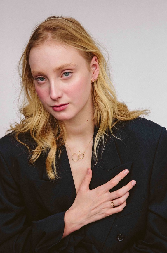 ANIA KRUK - Kolczyki ze srebra pokrytego złotem Cosmo SGCKS0450Z złoty ZS26