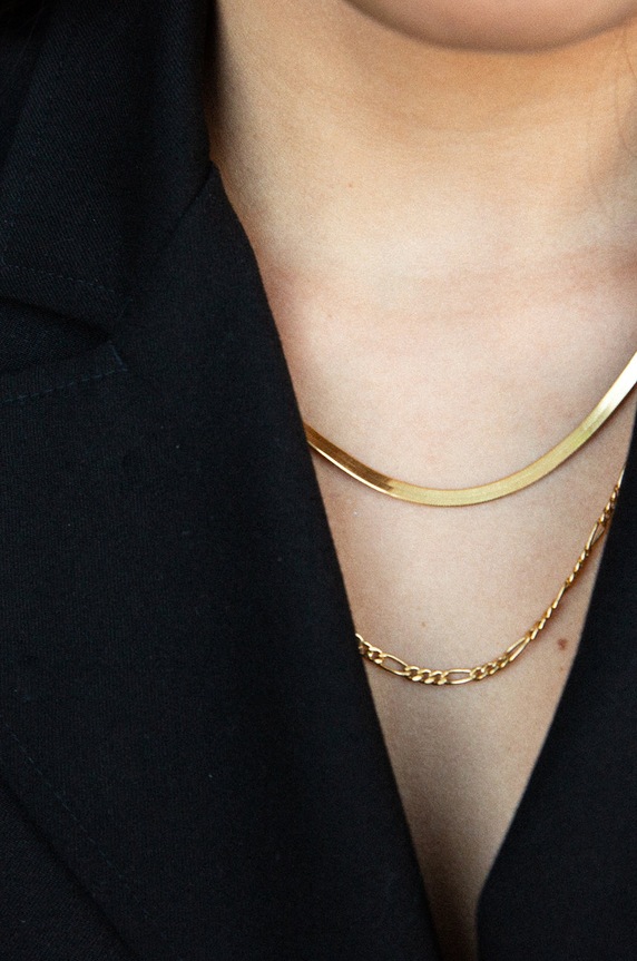 ANIA KRUK collana in argento placcato oro VINTAGE SMVNS1110Z oro ZS22