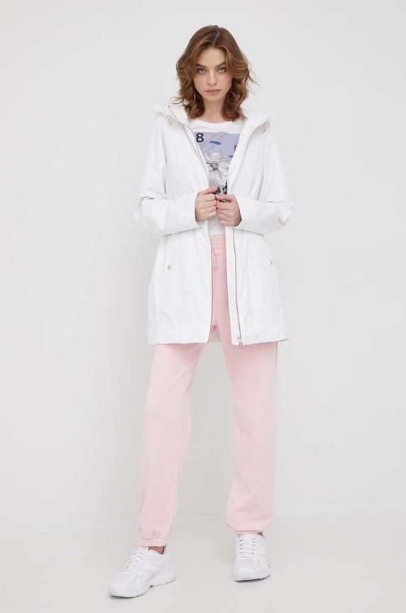 Parka Geox SEYLA nezateplené bílá W2522F.T2911.F2128