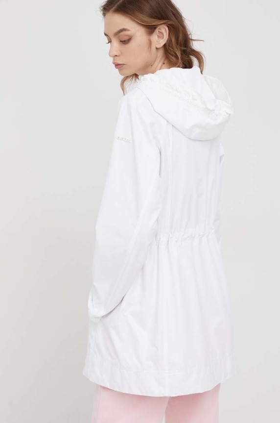 Oblečení Parka Geox SEYLA W2522F.T2911.F2128 bílá