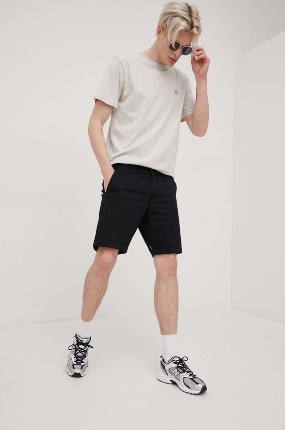 Volcom szorty z elastanem czarny A0931602.BLK