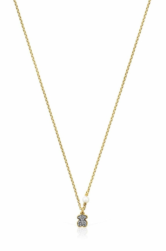 Tous naszyjnik ze srebra pokrytego złotem Nocturne pozłacane złoty 1002159000