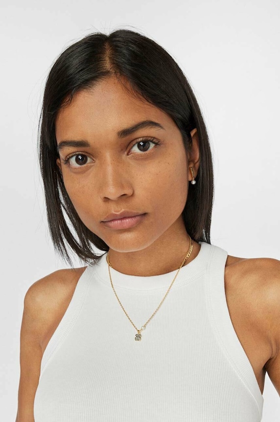 Tous naszyjnik ze srebra pokrytego złotem Nocturne złoty 1002159000