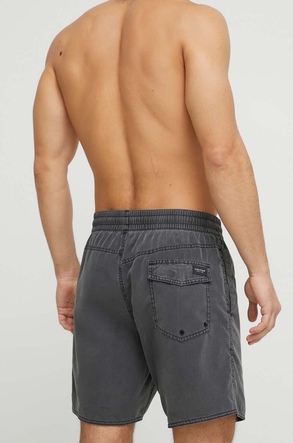 Одежда Купальные шорты Volcom A2512305.BLK серый