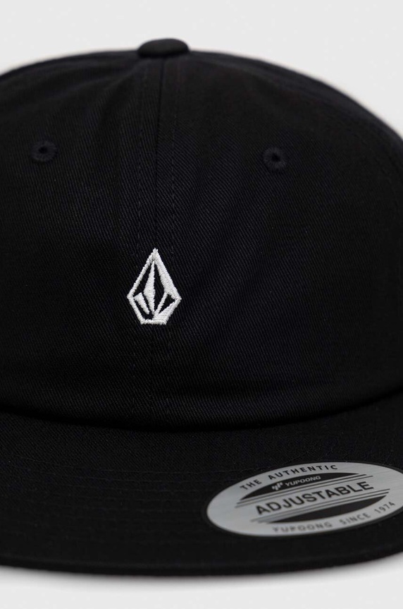 Volcom șapcă de baseball din bumbac D5512318.BLK negru SS24