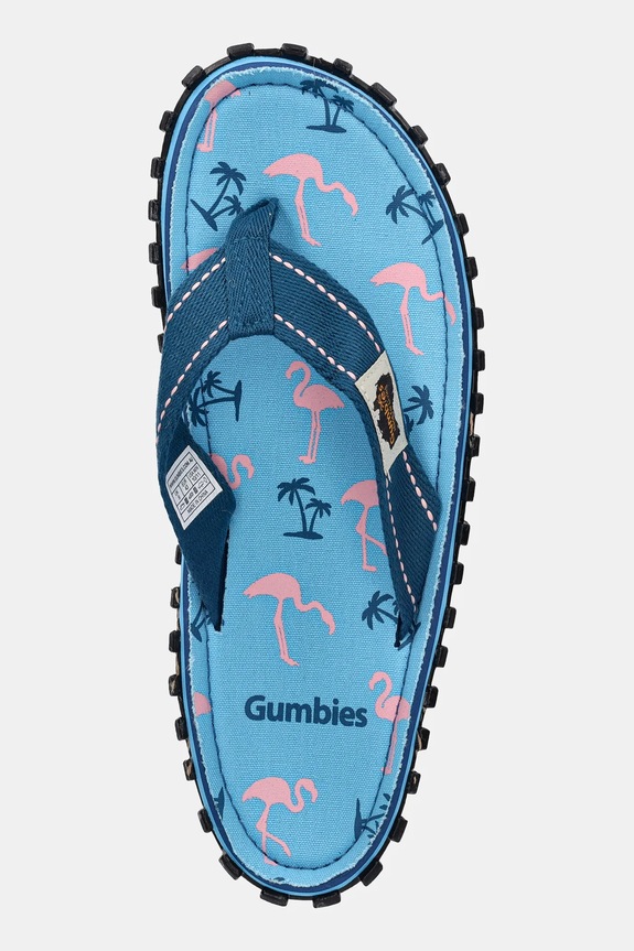 Încălțăminte Gumbies Slapi FLAMINGO G.IS.WN.FLA albastru