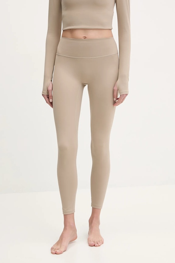 Joy in me legginsy do jogi Oneness Ease z elastanem beżowy Legginsy7.8.Oneness