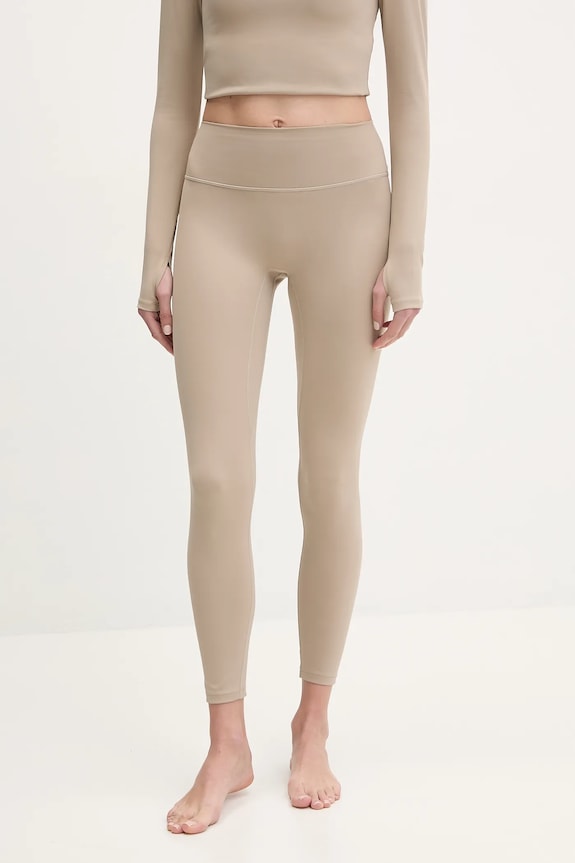 Joy in me legginsy do jogi Oneness Ease z elastanem beżowy Legginsy7.8.Oneness
