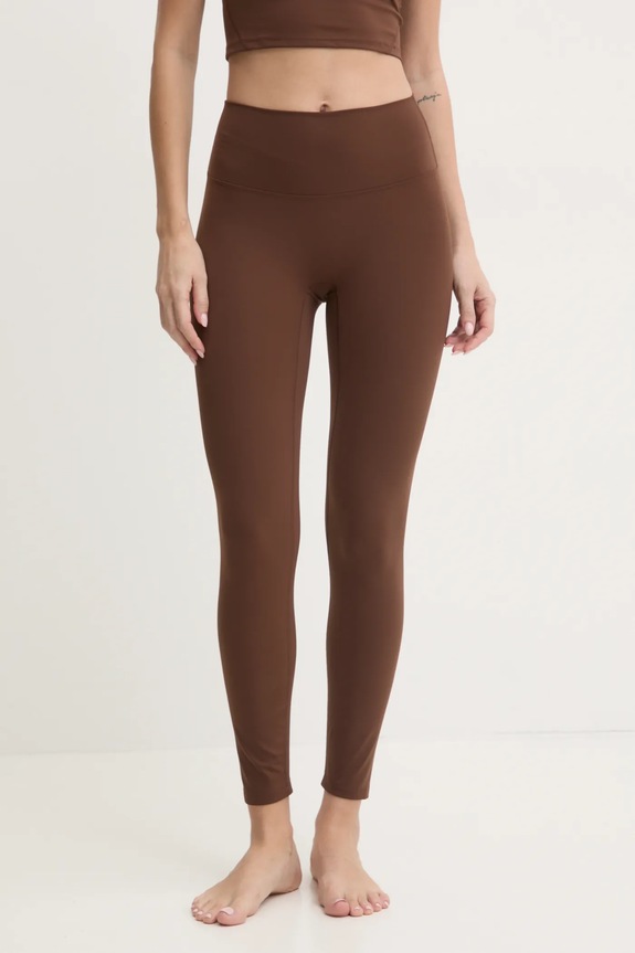 Joy in me leggins per joga Oneness Ease maglia marrone Legginsy7.8.Oneness