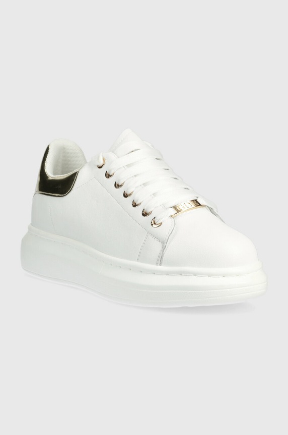 GOE sneakersy skórzane LL2N4011 biały ZS23