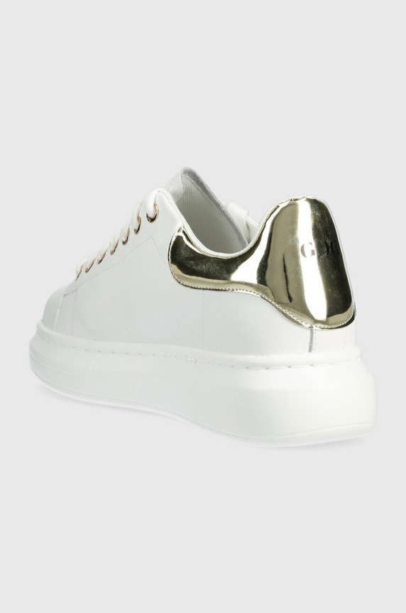 Obuwie GOE sneakersy skórzane LL2N4011 biały