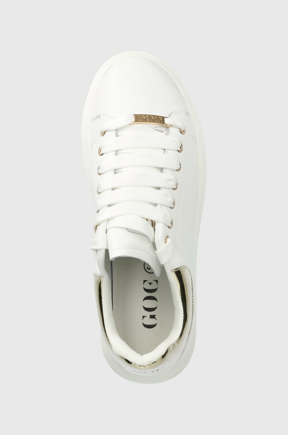 GOE sneakersy skórzane biały LL2N4011