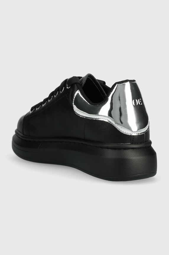 Obuwie GOE sneakersy skórzane LL2N4012 czarny