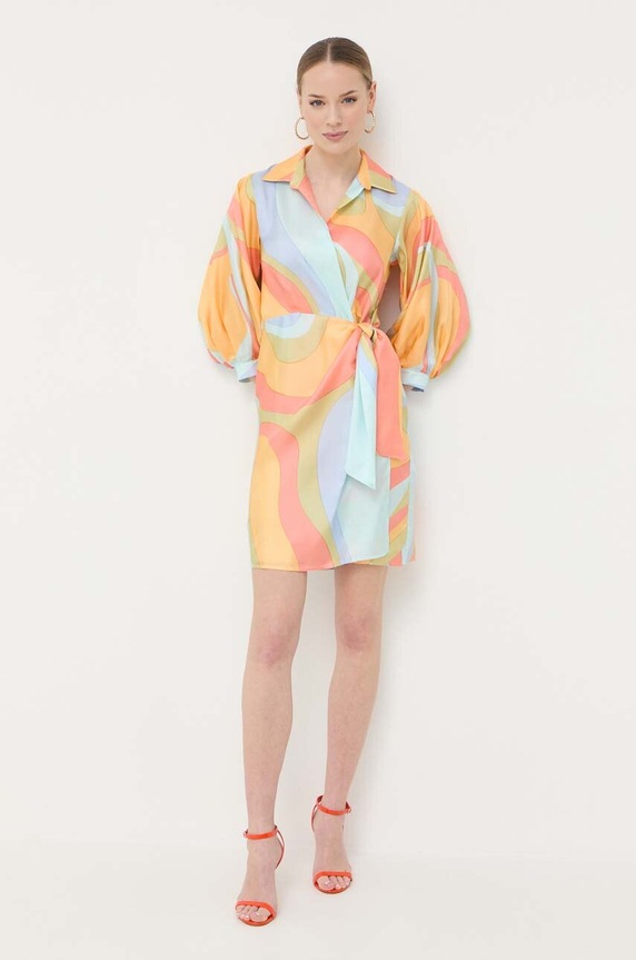 Beatrice B rochie de matase 23FE6040SHADES multicolor ZS23