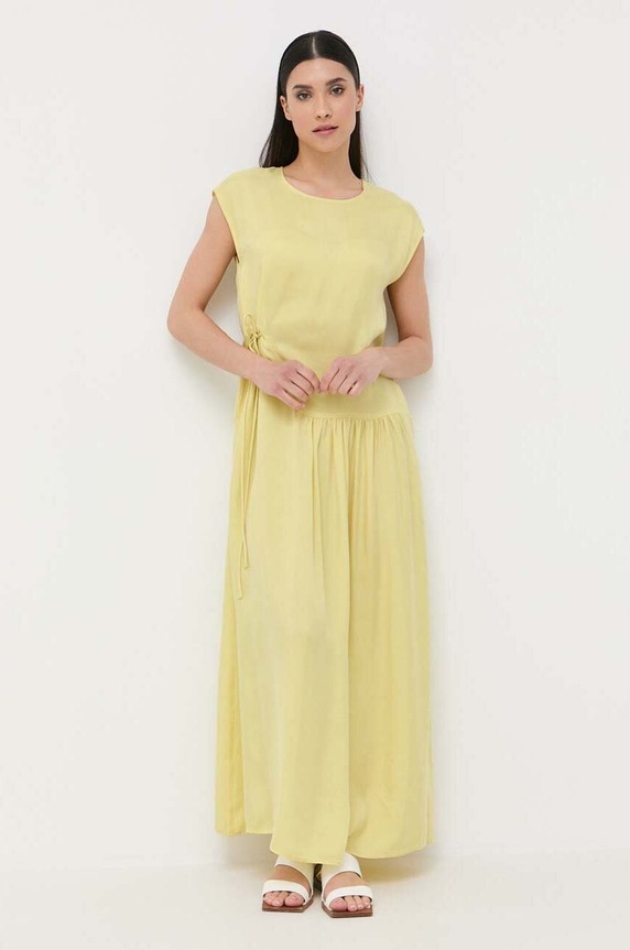 Beatrice B sukienka 23FE6963CUPRO żółty ZS23