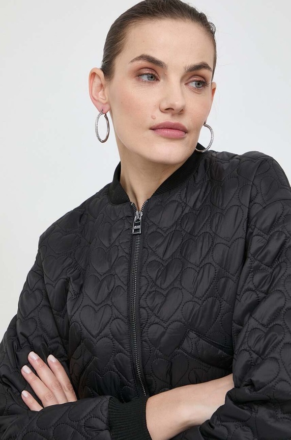 Bunda Silvian Heach černá GPP24480PI