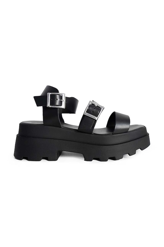 Altercore sandały Tove 5-8 cm czarny Tove