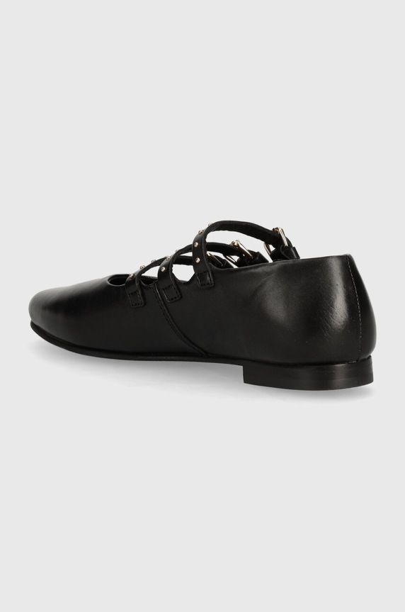 Obuwie Wojas baleriny 4404251 czarny