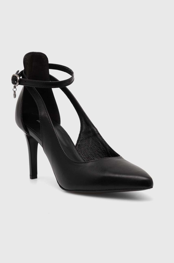 Wojas stilettos de piele 3501851 negru ZS24