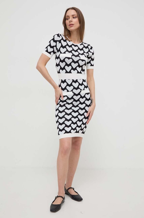 Silvian Heach rochie GPP24479VE negru ZS24